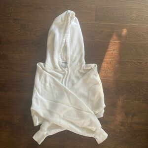 Aritzia cozy af fleece cropped hoddie